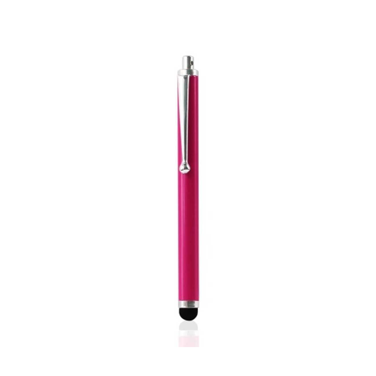 2 in 1 Stylus for Touchscreen Devices with Ballpoint Pens 12 Pack Pink