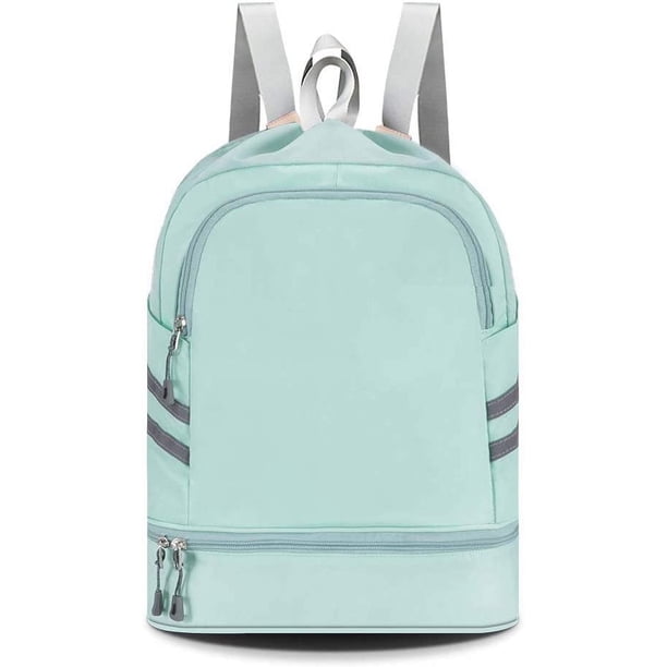Mochila De Gimnasio Con Cordón - Resistente Al Agua, Con Compartimento Para Zapatos Y Botella