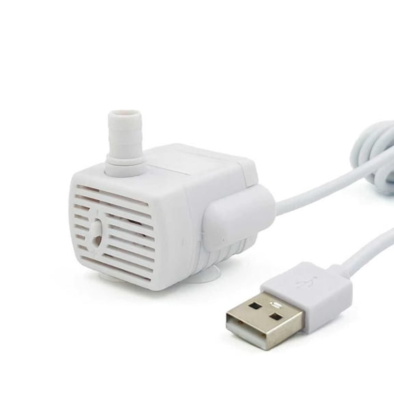 Vruelia Ultra Quiet Water Pump for Pet Water Fountains USB Submersible Water Pump