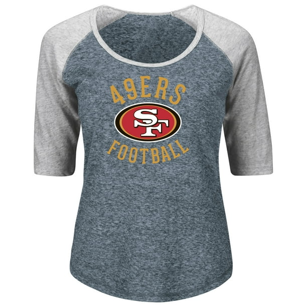 San Francisco 49ers Femmes Agissent comme un Champion NFL T-Shirt - Majestic