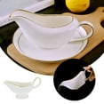 TrendTide Western Tableware Home Ceramic Boat Saucier Jug Seasoning