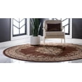 thumbnail image 3 of Rugs.com Amaya Collection Rug – 8 Ft Round Brown Medium Rug Perfect For Kitchens, Dining Rooms, 3 of 9