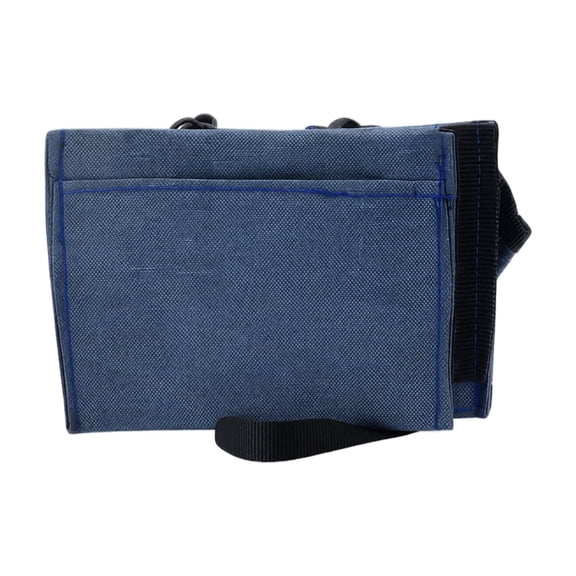 Luggage Cup Holder, Blue Oxford Fabric Travel Drink Sleeve, 1 Pack Adjustable Anti-Slip Strap Suitcase Mount Pouch, Fit Water Bottle Coffee Bubble Tea Tumbler for Business Trip Vacation Travel Use