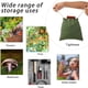 thumbnail image 4 of Bolsa de forrajeo, bolsa para recoger frutas, bolsa de herramientas para colgar en la cintura para caza, Camping (verde), 4 of 5