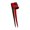 Red, variant on Theatrical Fool Hat Featuring Dramatic Long Tails, Felt Character Headpiece with Tip Accents for Role Play and Festivals