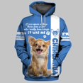 thumbnail image 3 of Sudadera con capucha con estampado 3D de chihuahua, husky, perro tzu o perro de montaña bernés para mujer y hombre, chándal de calle, regalo de amor para perros, 3 of 5