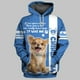 thumbnail image 3 of Sudadera con capucha con estampado 3D de chihuahua, husky, perro tzu o perro de montaña bernés para mujer y hombre, chándal de calle, regalo de amor para perros, 3 of 5