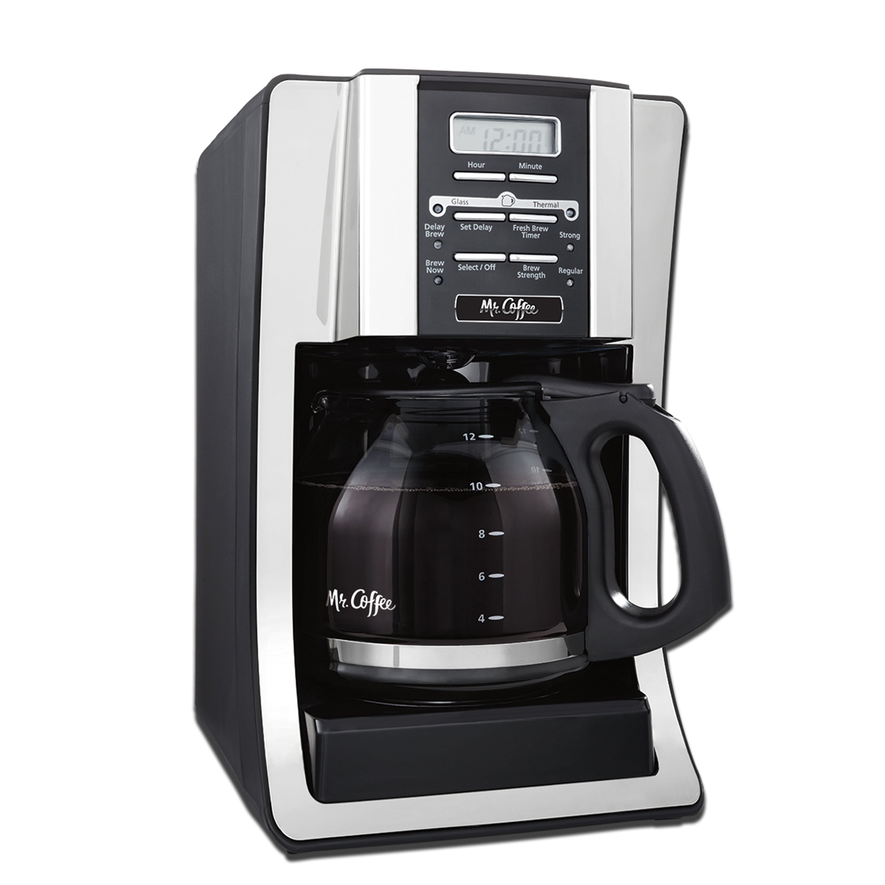 Mr Coffee  Performance Brew  Programmable Coffee Maker  12 cups Black