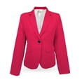 thumbnail image 3 of Saco clásico de Mujer Elegancia y Estilo Rojo Extra Grande, 3 of 3