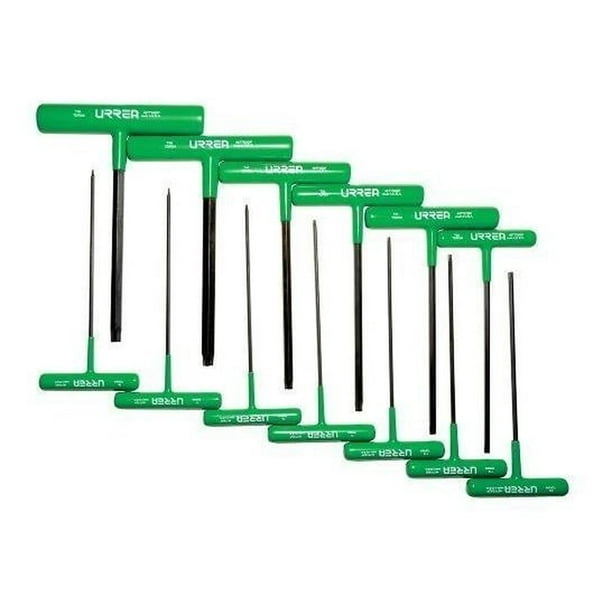 Juego 13 Llaves Hexagonales T Ergonómicas Torx 6 Inch Urrea Urrea 49668TGP
