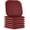 Burgundy, variant on Elegant Comfort Chair Cushion Covers with Ties and Non Skid Rubber Backing-Thick Memory Foam - Soft Cushion Pad- Rounded Square Seat Cover-16 x 16 Inches- Honeycomb Textured Pattern, Set of 2, Green
