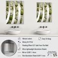 thumbnail image 4 of Designart "Green Floral Tiles in Botanical Design I" Abstract Botanicals Oversized Wall Mirror - Modern Abstract Hallway Decorative Wall Mirrors - Multiple Color Options, 4 of 6
