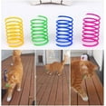 thumbnail image 4 of 4/200Pcs Cat Spring Toy, Cat Spiral Toys Interactive for Indoor Colorful Cats Plastic Springs Coil for Kitten Hunting Swatting, 4 of 7