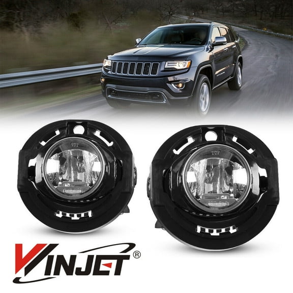 LED Fog Lights Assembly For JEEP GRAND CHEROKEE 2014-2016/DODGE CHARGER 2015-2019/CHRYSLER 300 2015-2019/CHRYSLER PACIFICA 2017-2020