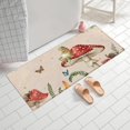 thumbnail image 2 of Red Mushroom Frog Light Pattern Bathroom Rugs Mat,Non Slip Microfiber Bathroom Rug,Rubber Backing,Soft Bathroom Mats for Bathroom Floor,Tub and Shower,60x24in(150x60cm), 2 of 5