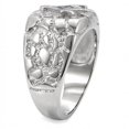 thumbnail image 3 of Stainless Steel 316 Freemason Nugget Masonic Ring, Size 15, 3 of 7