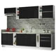 thumbnail image 2 of Cocina Integral Completa Modular Madesa Lux 300cm BN 01, 2 of 10
