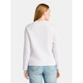 thumbnail image 3 of Time and Tru Women's Ribbed Mock Neck Sweater, Heavyweight, Sizes XS-XXXL, 3 of 5