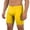 Yellow, variant on EYNMVR Soft Casual Boxer Briefs for Men 5" - Double Lined Underwear Moisture Wicking Breathable