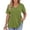 Green, variant on Women's Plus Size Crew Neck Short Sleeve Basic T-Shirt, Solid Color Loose Fit Top, Comfortable Casual Essential Tee for Curvy Ladies Summer Wear Black XXL