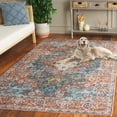 thumbnail image 5 of SAFAVIEH Arizona Shirley Oriental Machine Washable Area Rug, Rust/Blue Green, 6' x 6' Square, 5 of 14