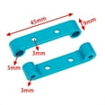 thumbnail image 1 of Langgg RC Car Parts for Tamiya TT01 1/10 Car Model DIY Replacement Accessories arm mount, 1 of 5