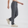 thumbnail image 2 of MASKERT Women's Hiking Pants-31" Lightweight Quick Dry Sweatpants Casual Safari Work Travel Outdoor Clothes Dark Gray（Size XS-XXXL）, 2 of 7