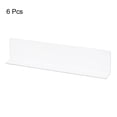 thumbnail image 3 of Divisores de Estante L Unique Bargains PVC Transparente Organizador 35 x 4 x 6cm Paquete de 6, 3 of 5