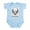 Sky Blue, variant on CafePress - Phoenix Infant Bodysuit - Baby Light Bodysuit, Size Newborn - 24 Months