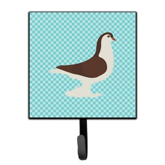 Carolines Treasures BB8117SH4 Large Pigeon Blue Check Leash or Key Holder