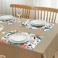 thumbnail image 3 of Pioneer Flower Floral Print Pattern Summer Placemats Table Placemats Set Of 4-Linen Kitchen Washable Placemats Table Mats 12x18 Inch Non-Slip Heat Resistant, 3 of 6