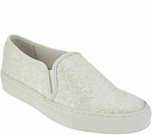 chunky slip on plimsolls