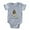 Heather Gray, variant on CafePress - Shih Tzu Life - Cute Infant Baby Football Bodysuit