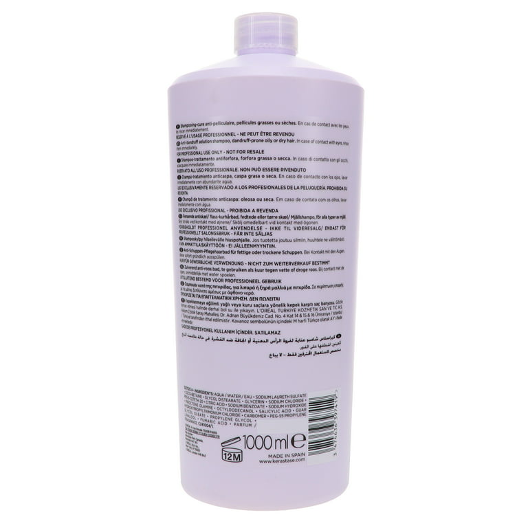 fax Døde i verden pasta Kerastase Specifique Bain Anti-Pelliculaire Shampoo, 34 Oz - Walmart.com