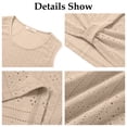 thumbnail image 5 of SHINE UP Swimsuit Coverups Summer Dresses for Women Eyelet Twisted Sundress Sleeveless Dress, 5 of 7