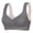 Grey, variant on BAETEUY Women Sports Bra Elastic Shoulder Strap Detachable Chest Pads Yoga Bra
