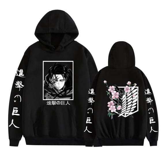 Duoxingbao Japanese anime Attack on Titan hoodie long-sleeved sweatshirt unisex couple outfit
