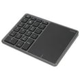 thumbnail image 3 of M Buder Teclado Numérico Inalámbrico 2.4G y Bluetooth con Touchpad Gris 18 cm / 7 inches, 3 of 9