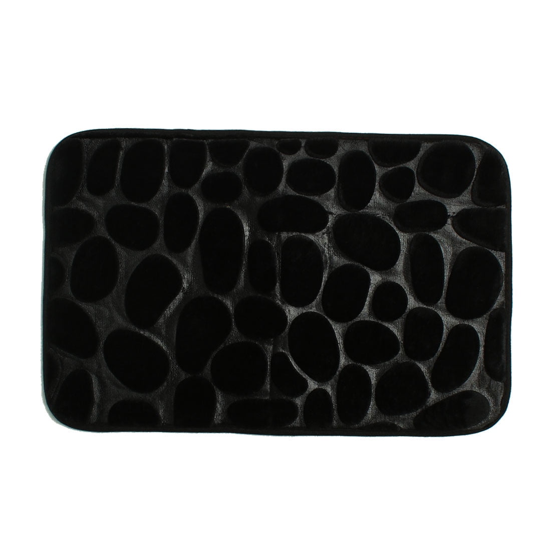 NonSlip Absorbent Bathroom Bath Mat Rug Carpet Black 24" x 16