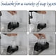 thumbnail image 4 of Enjuague de vidrio para fregadero de cocina, enjuague de tazas para fregadero con accesorios, limpiador de botellas de agua, dispositivo de descarga automático, grifo de vidrio, 4 of 5