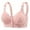 Pink, variant on Wireless Jelly Bras for Women Front Closure Wireless Bra with Side Support Thin Cup Full Coverage Comfort for Everyday Wear