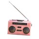 thumbnail image 3 of perfecl Modelo De Radio Manualidades Decoración para Hogar Artesanías de radio vintage Rosado, 3 of 6