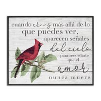 Stupell Industries Aparecen Señales del Cielo Inspirational Quotes & Sayings Painting Black Framed Art Print Wall Art, 20 x 16