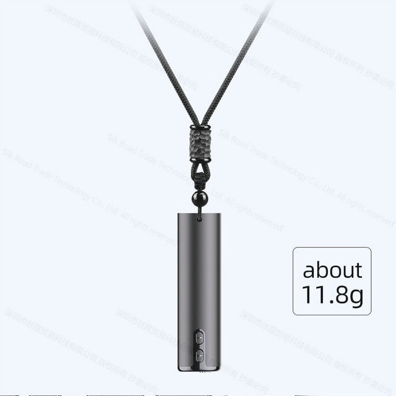 S15 Digital voice Activated recorder Mini Slim Pendant HD Noise Reduction Dictaphone for Meeting minute Lecture Class Home Audio child safety Recording -4GB