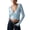 Light Blue, variant on Crop Tops for Women Deep V Neck Long Sleeve Shirts with Thumb Hole Front Wrap Sexy Y2k Shirt Lightweight Slim Fit Yoga Pilates Tees Workout Athletic Tunic Top 2026 Summer Fall Outfits(Khaki,S)