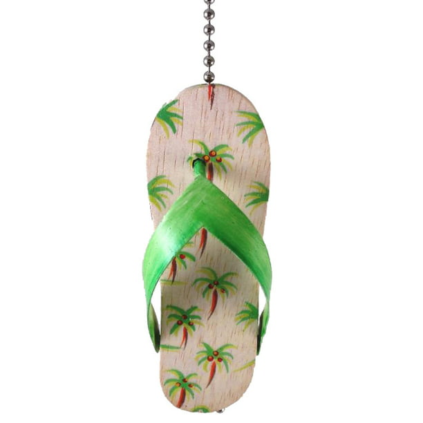 Tropical Palm Trees on Flip Flop Ceiling Fan Pull - Walmart.com