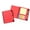 Red, variant on Kabnic Lined Spiral Notebooks, Notebooks with Pen Holder, Sticky Notes, Page Marker, and Colorful Index Tabs - 4.5“x5.5” Steno Pocket Business Notebooks Khaki