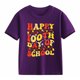 thumbnail image 4 of Las niñas camiseta de manga corta - de vuelta a la escuela Casual de alta calidad camiseta de algodón suave, tamaños de 2-13 años, 14 colores, lindo diseño de 100 días de impresión gráfica, 4 of 4
