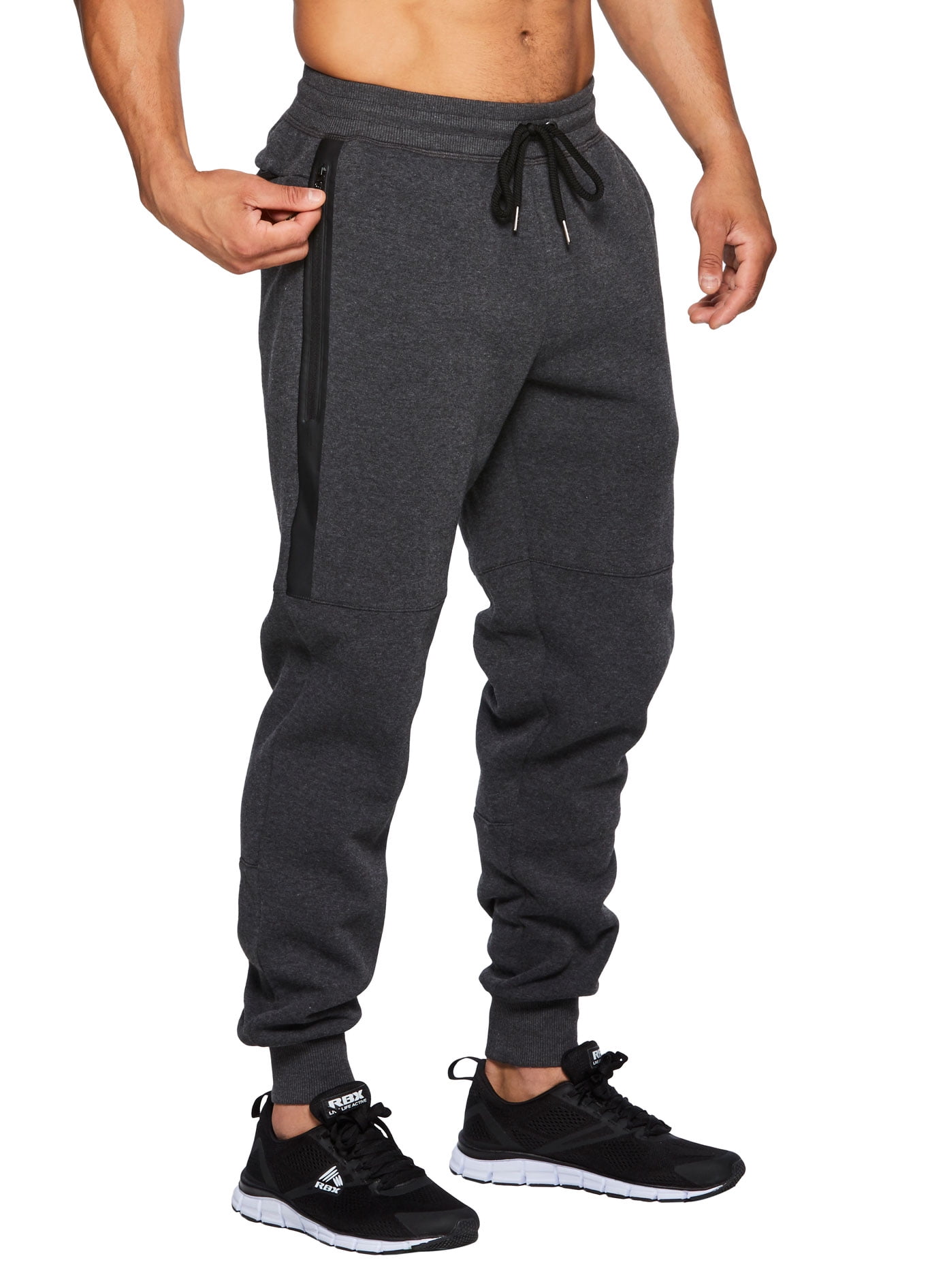 RBX - RBX Active Men's Athletic Fleece Lined Tapered Jogger Sweatpant ...
