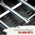 thumbnail image 4 of Royal Gourmet GB3000W 28-Inch 3-Burner Propane Gas Griddle in White, Griddle with Collapsible Side Shelves, 4 of 11